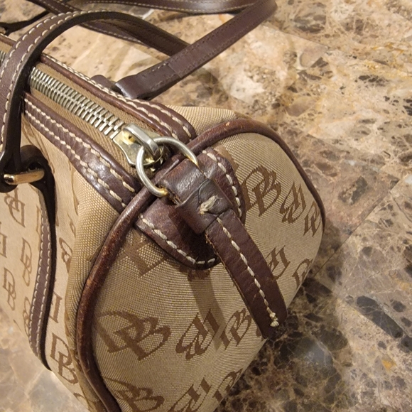 Dooney & Bourke Signature Canvas Barrel Bag - Picture 8 of 13